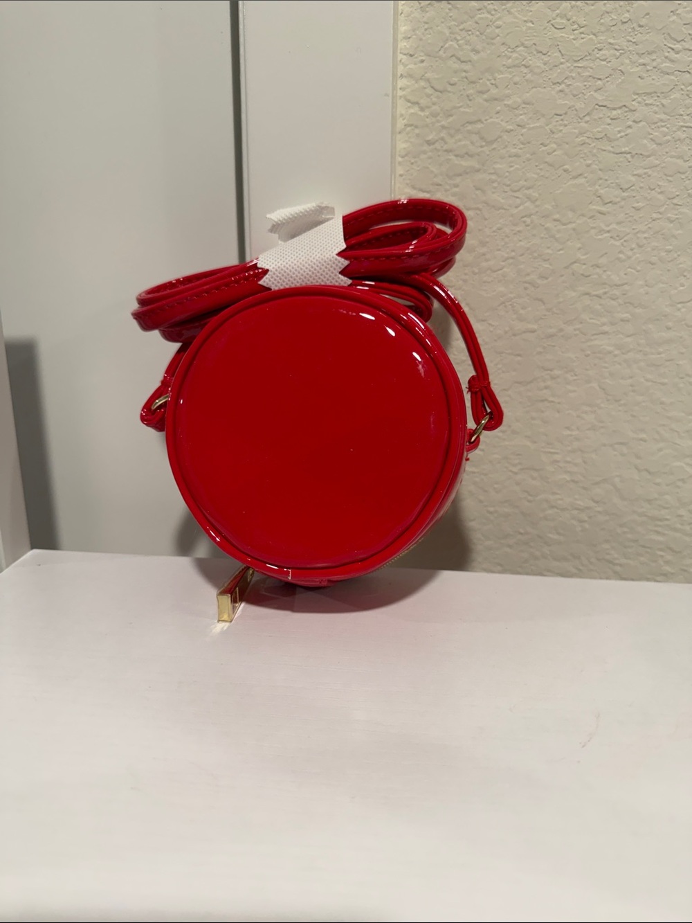 Marc Jacobs Red Patent Round Mini Bag - Picture 5 of 6